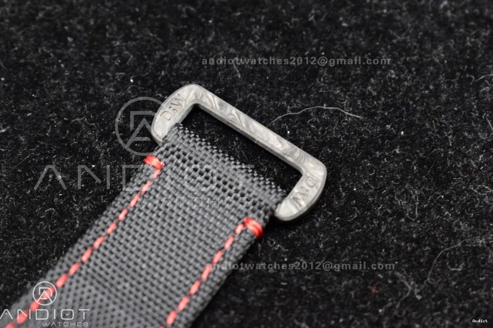 Nylon VSF Carbon Submariner VS3135 Edition Dial Best Black DIW on Red 1:1 Black Strap 0208